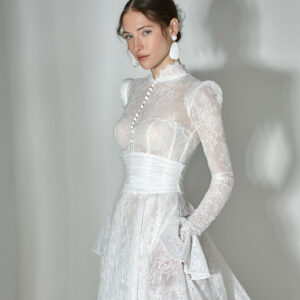 Abito da sposa Elisabetta Polignano Harmon 2026