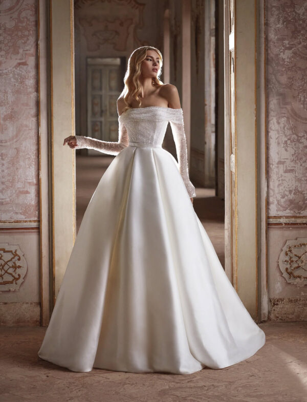 abito-sposa-nicole-milano-a-line-mikado Abito da sposa Nicole Milano Joane