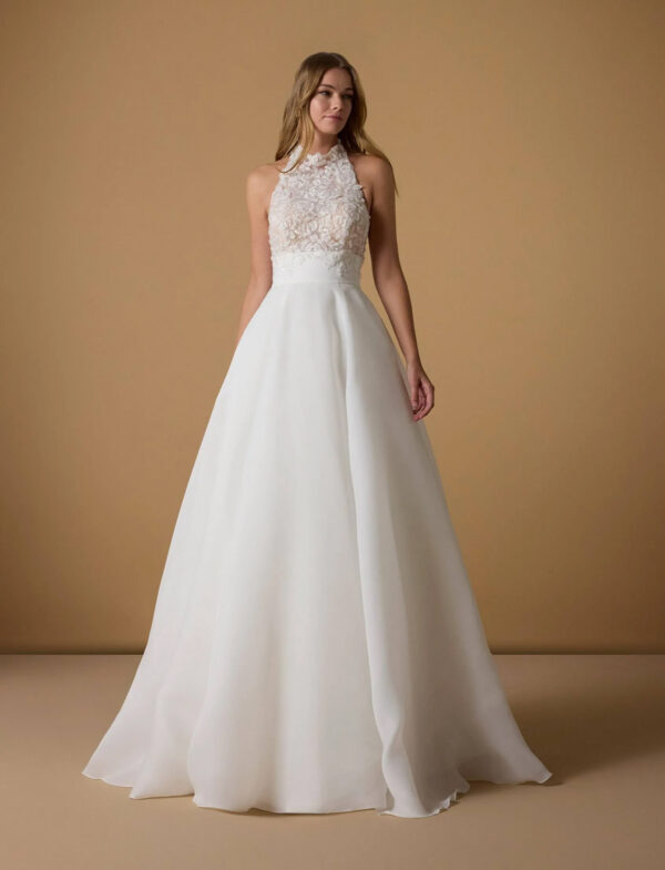 abito-sposa-nicole-milanofascia-liscia-vita Abito da sposa Nicole Milano Abia