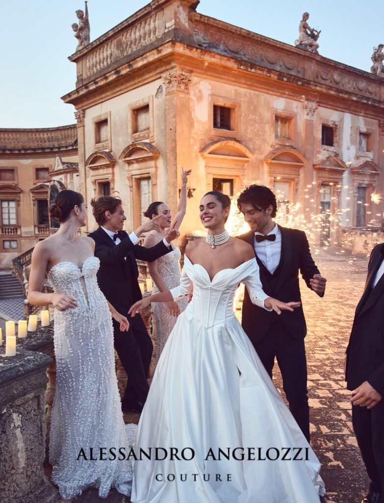 Abito da sposa Alessandro Angelozzi Morandi 2026